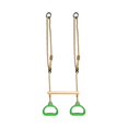 thumbnail image 1 of Lipstore Trapeze Bar Stable Sturdy Portable Swing Set for Indoor Outdoor Use Home Gym Green, 1 of 8