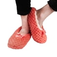 thumbnail image 4 of CHOK Adult Super Soft Warm Cozy Fuzzy Soft Touch Slippers Non-Slip Lined Socks  Assortment B  Medium 3 Pairs, 4 of 4