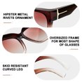 thumbnail image 4 of Joopin Large Wrap Around Polarized Sunglasses for Driving UV Protection Lens Large Shades, 4 of 7