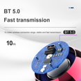 thumbnail image 4 of Mini Haut-Parleur 300mAh TWS Caisson de Basses Son Surround Carte d'Insertion Maison Fournitures de Fête, 4 of 9