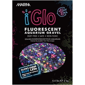 Marina iGlo Graveau d'aquarium fluorescent - Galaxy - 2 kg (4 Lbs)