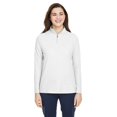 thumbnail image 1 of Core 365 Ladies' Fusion ChromaSoftâ„¢ Pique Quarter-Zip CE405W, 1 of 3