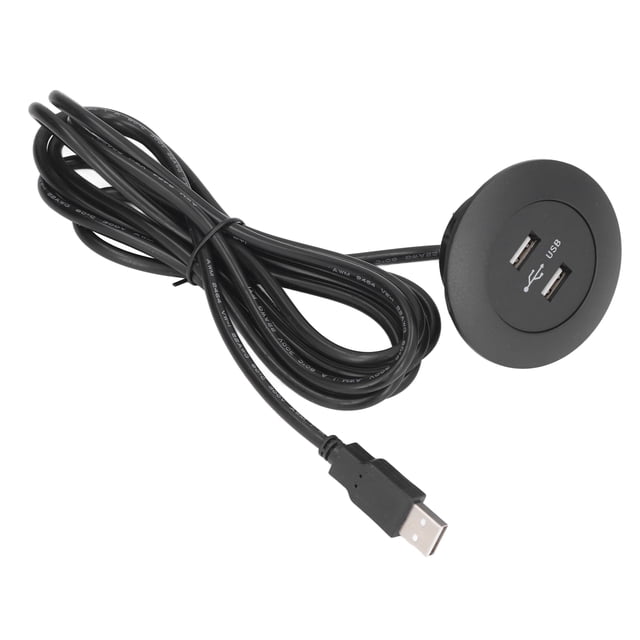 Ports de Charge USB Doubles Prise, Prise de Charge USB Polyvalente pour Sofa Protection de Charge Circuit pour Usage Domestique Noir