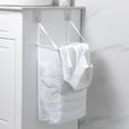 thumbnail image 3 of Laundry Basket Foldable Plastic Small PP Material Breathable with Handle Space-saving for Dorm Bathroom Apartment, 3 of 8