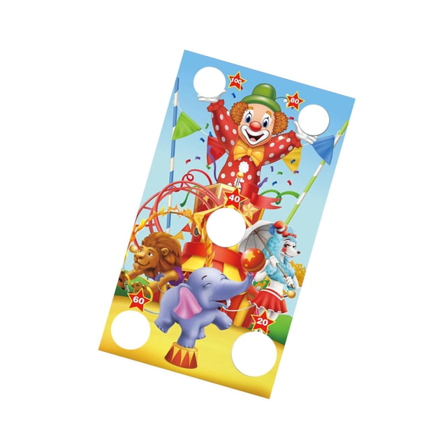 maytalsory Ensemble de Jeu de Poire Réutilisable Bannière Interaction entre Amis Lancer Jeu Style de Jeu de Cour B