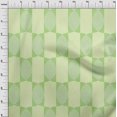 thumbnail image 4 of oneOone Cotton Silk Light Green Fabric Geometric Allover Shape Sewing Craft Projects Fabric Prints By Yard 42 Inch Wide, 4 of 4