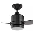 thumbnail image 4 of Hampton Bay Castlegate 44 in. Indoor Integrated LED Matte Black Ceiling Fan with 3 Reversible Blades, Light Kit and Remote Control, 4 of 10