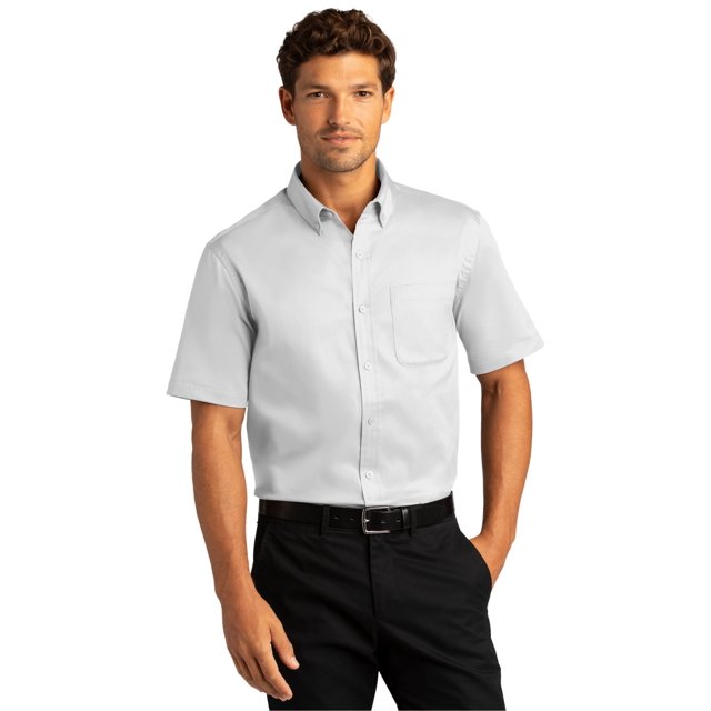 Port Authority Men's Short Sleeve SuperPro React Twill Shirt - W809