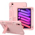 thumbnail image 1 of Mignova pour iPad Mini 6 6e Génération Étui 8,3 Pouces, Robuste Résistant Antichoc Adapté aux Enfants Étui Hybride avec Support Intégré Étui de Protection pour iPad Mini 6 (6e Génération) Sortie 2021 (Or Rose), 1 of 6