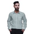 thumbnail image 1 of BESTMAN Chemise en Coton Imprimée avec Poches Col Évasé Boutonnée Chemise Formelle, 1 of 5