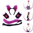 thumbnail image 2 of TIELUTT Serre-Tête Oreilles de Chat avec Ensemble & Queue pour Fêtes & Rôle de Chat Événement Table Robe de Fête pour Femmes Décorations de Fête Robe de Fête d'Anniversaire pour Femmes Robe de Fête pour Femmes Élégante, 2 of 6