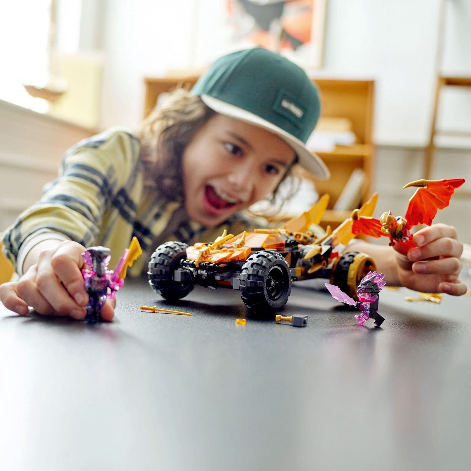 LEGO Ninjago Cole’s Dragon Cruiser 71769 Toy Building Kit (384 Pieces)