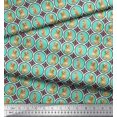 thumbnail image 2 of Soimoi Viscose Chiffon Fabric Floral,Dog & Cat Animal Print Sewing Fabric Yard 42 Inch Wide, 2 of 3