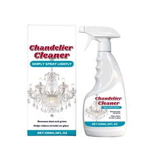 YFGEFTR Chandelier Cleaner Spray, Chandelier Cleaner Drip Dry No Wipe, Dust Remover & Streak Free Cleaner Spray, Fast Effortless Cleaning, Helps Loosen Dirt & Grime