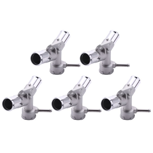 5X Aluminium Engine Radiator Filler Neck Coolant Thermostat Housing Water Pipe for Yaris Belta Vios Vitz