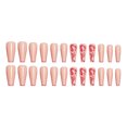 thumbnail image 1 of ruzhgo Length Coffin Fake Nail Scratch Resistant Press-on Fingernails Removable Trimble Nail Tip Adjustable Manicure Stickers Girls Type 1 Type 9, 1 of 6