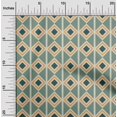 thumbnail image 2 of oneOone Silk Tabby Light Blue Fabric Geometric Craft Projects Decor Fabric Printed By The Yard 42 Inch Wide, 2 of 5