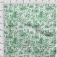 thumbnail image 4 of oneOone Georgette Viscose Green Fabric Asian Japanese Pattern Craft Projects Decor Fabric Printed By The Yard 42 Inch Wide, 4 of 4