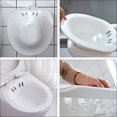thumbnail image 3 of MLINS 1pc Plastic Sitz Bath Toilet Seat Sitting Basin Postpartum Care Wash Basin, 3 of 7