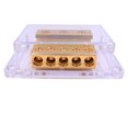 thumbnail image 2 of Car Audio Power Terminal Block Stereo Automotive Repair Upgrade Modified Junction Box Distribution Boxes Automotive Automobile Repair Upgrade Accessories Brass, 2 of 9