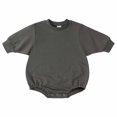 thumbnail image 1 of Birdeem Autumn Spring Baby Girls Boys Cute Romper Long Sleeve Button Sweatshirt Jumpsuits, 1 of 8