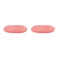 thumbnail image 3 of Thinsony Polyester Stylish Bathroom Carpet With Non-slip For Any Room Easy To Clean Bathroom Rugs Soft watermelon red 2Set, 3 of 6