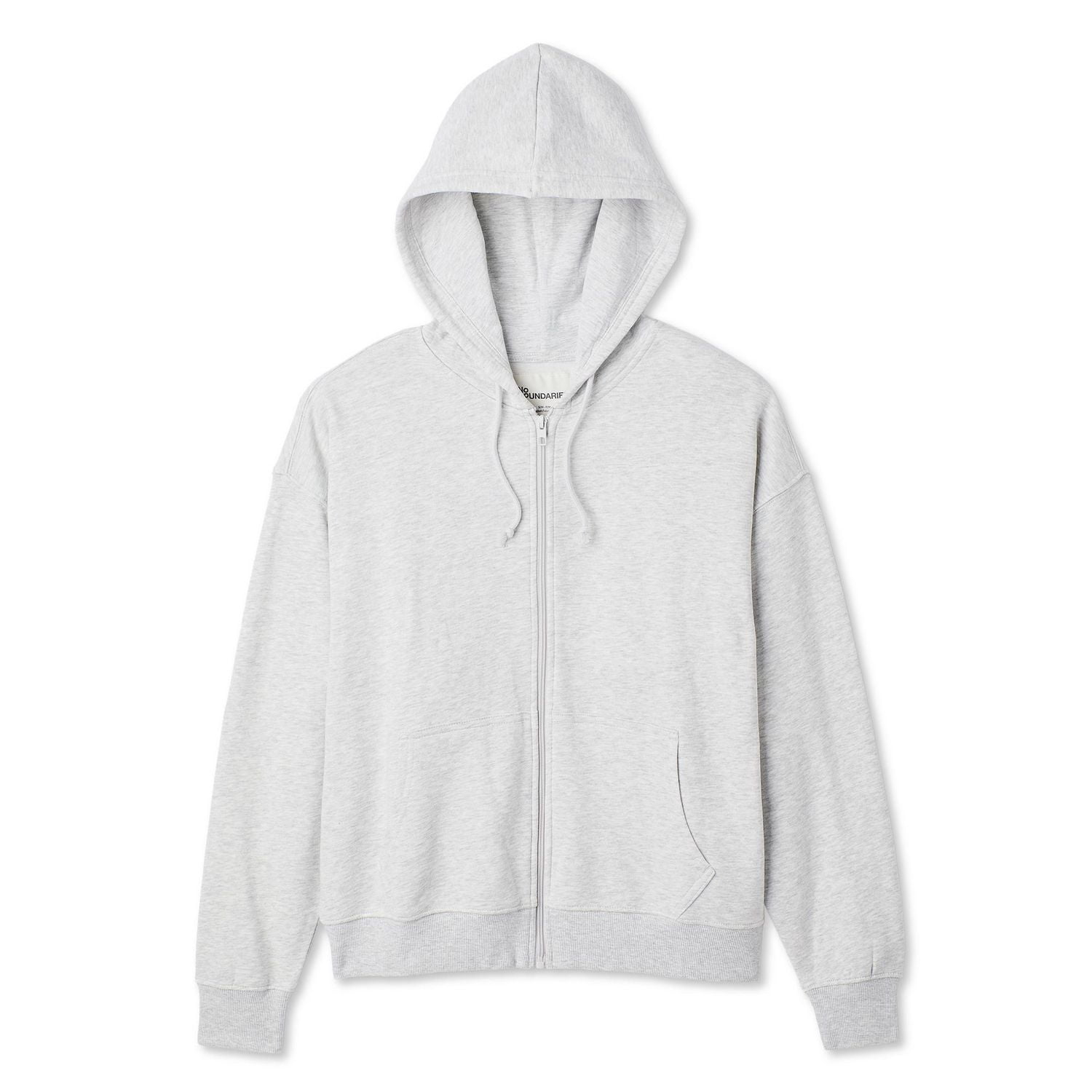 No Boundaries Women's Oversized Full Zip Hoodie