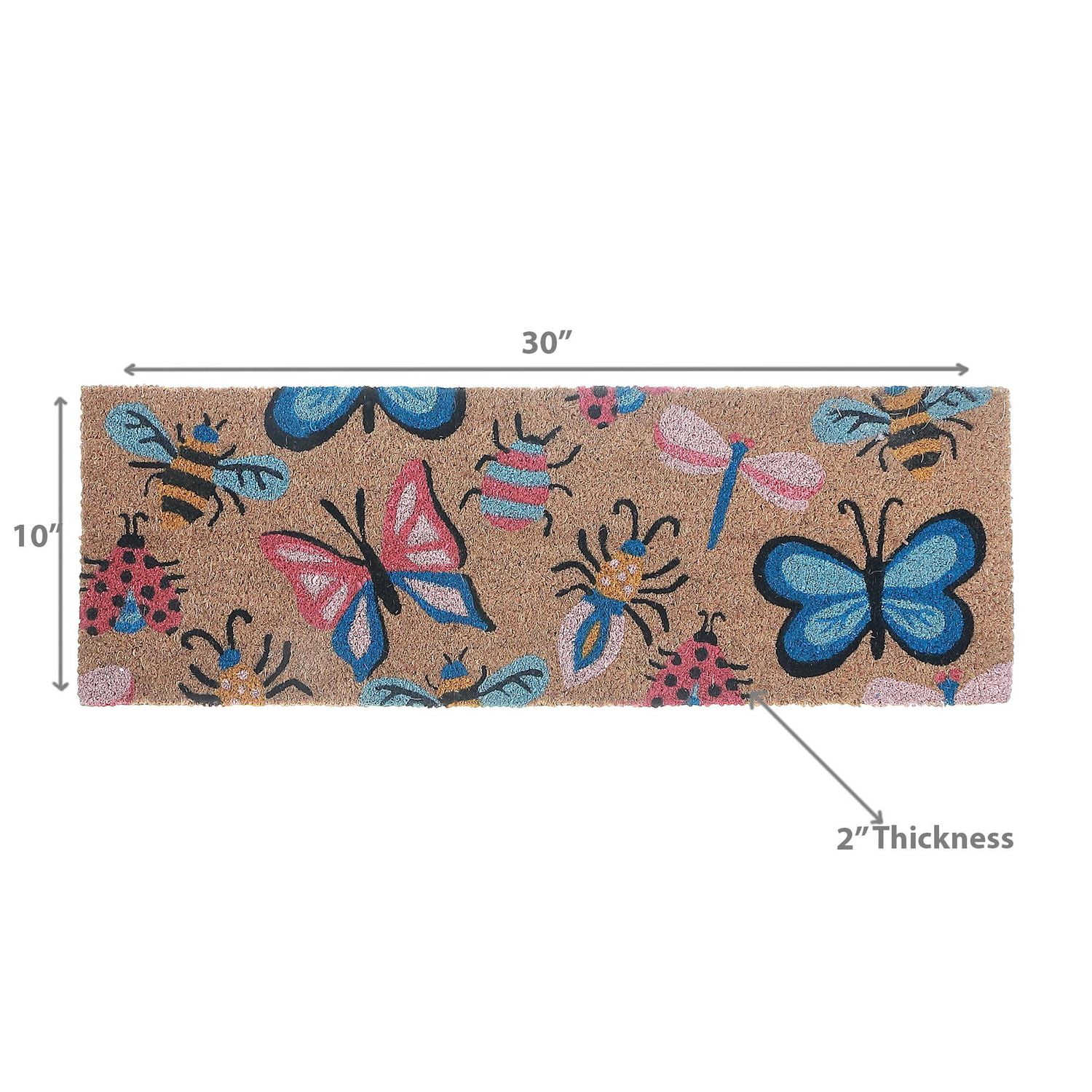 Cop De Porte De Porte-Coco Papillons Et Insectes 10 X 30