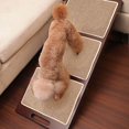 thumbnail image 4 of Merry Products Collapsible Adjustable 33.5 Inch Indoor Dog Cat Ramp Step Stairs, 4 of 7