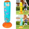 thumbnail image 2 of Kids Inflatable Punching Bag Funny Thickened Standing Boxing Bag Blow up Toy, 2 of 10