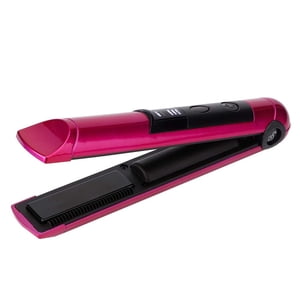 Hair Straightener, Ceramic Ion Hair Straightener With Display Mini Straightener Straightener Curler Cordless Fast Heating