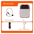thumbnail image 2 of Wireless Megaphone Portable Voice Amplifier Teacher Guide Microphone Speaker 5W Support TF Card U Disk MP3 Player ,Clear and Reliable, 2 of 7