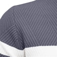 thumbnail image 3 of Yuyuzo Chandail pour Homme Hiver à Manches Longues Col Ras du Cou Chandails Unisexe à Rayures Coupe Ample Thermique Chaud, 3 of 4