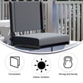 thumbnail image 2 of Grandstand Comfort Seats by Flash with Ultra-Padded Seat in Red, 2 of 9