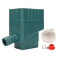 thumbnail image 2 of Rainwater Collection System, Rectangular 40 Inch Hose Reusable Water Diverter System  For Garden Watering White,Black,Green,Dark Brown, 2 of 8