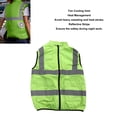 thumbnail image 3 of Air Conditioned Clothes, Summer Cooling Fan Waistcoat Unisex Sun Protection Cooling Vest For Hot Weather, Reflective Stripe Rechargeable Work Clothes Ice Reflective Vest 5V, 3 of 8