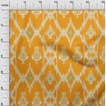 thumbnail image 2 of oneOone Georgette Viscose Fabric Geometric Ikat Printed Fabric 1 Yard 42 Inch Wide, 2 of 4