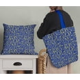 thumbnail image 5 of Soimoi Blue Velvet Fabric Aboriginal Mosaic Decor Fabric Printed Yard 58 Inch Wide, 5 of 5