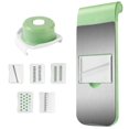 thumbnail image 1 of Stainless Steel Potato Grater Multifunctional Potatoes Slicer Shredder  for Home Kitchen - Green, 1 of 8