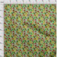 thumbnail image 4 of oneOone Cotton Silk Green Fabric Tropical Sewing Craft Projects Fabric Prints By Yard 42 Inch Wide, 4 of 5