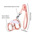 thumbnail image 4 of Adjustable Cat Leash Cat Harness Cat Leash Escape Proof Breathable Soft Vest For Cat Outdoor Walking, 4 of 6