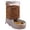 Grey2, variant on Automatic Cat and Dog Food and Water Dispenser for Indoor Outdoor Use Automatic Feeder and Beverage Dispenser Hands-Free Pet Care Solution for Short Absences