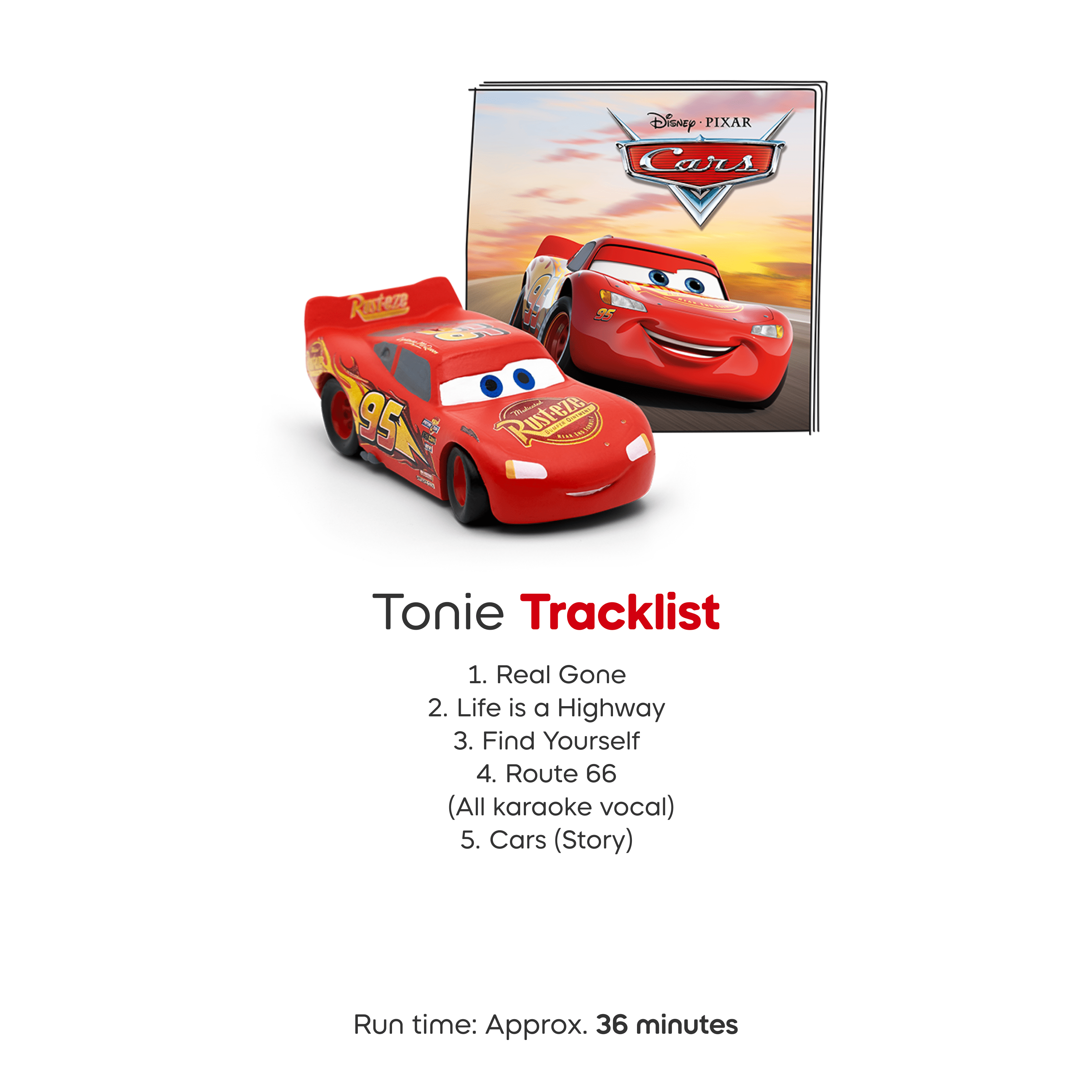 Tonies Figurine Audio - Lighting McQueen de Disney Pixar Cars (Anglais)