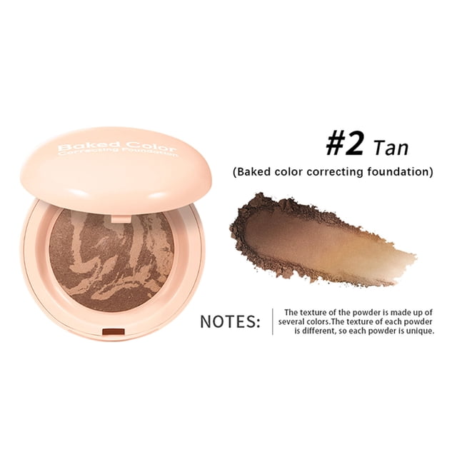 EGNMCR Poudre à Haute Pigmentation Texture Compacte Nuances Polyvalentes Poudre Compacte - Tous Tons Poudre de Modelage Pratique