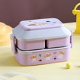 thumbnail image 1 of Dvkptbk Lunch Box Double-Layer Compartmented Lunch Box Student Insulated Lunch Box Microwave Portable Portable Compartmented Lunch Box Camping Essentials, 1 of 5