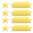 thumbnail image 1 of 100 Pcs Laser Gold Stars Cutouts, 6 Inch Double Printed Paper Stars Cutout, 1 of 6