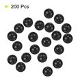 thumbnail image 3 of Unique Bargains Perles de Pêche Rondes en Plastique 10 mm Outil d'Attirail Noir 200 Pcs, 3 of 5