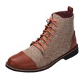 thumbnail image 2 of Bottes Mi-Mollet Décontractées à Lacets pour Hommes, 2 of 3
