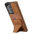 thumbnail image 3 of Leather Stand Case For Samsung Shockproof Card Slot Phone Cover, S20 Red, 3 of 6