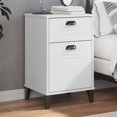 thumbnail image 1 of vidaXL Bedside Cabinet VIKEN White Engineered Wood, 1 of 5